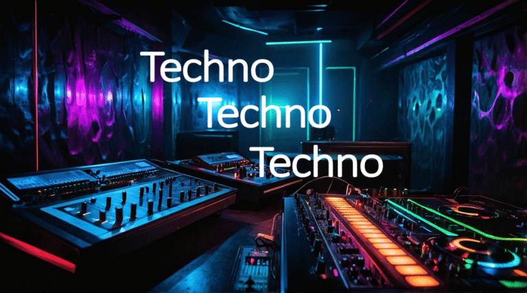 Techno Genres und Substile als visuelle Darstellung